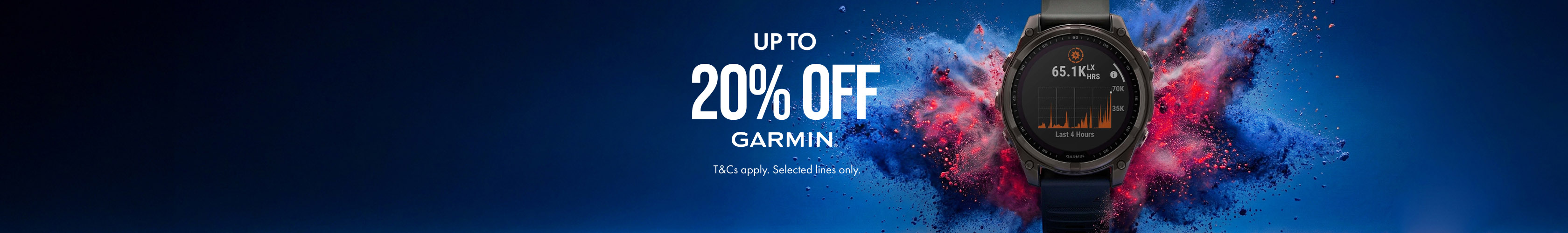 20% off selected Garmin